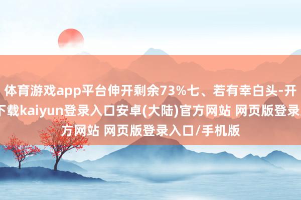 体育游戏app平台伸开剩余73%七、若有幸白头-开云app官网下载kaiyun登录入口安卓(大陆)官方网站 网页版登录入口/手机版
