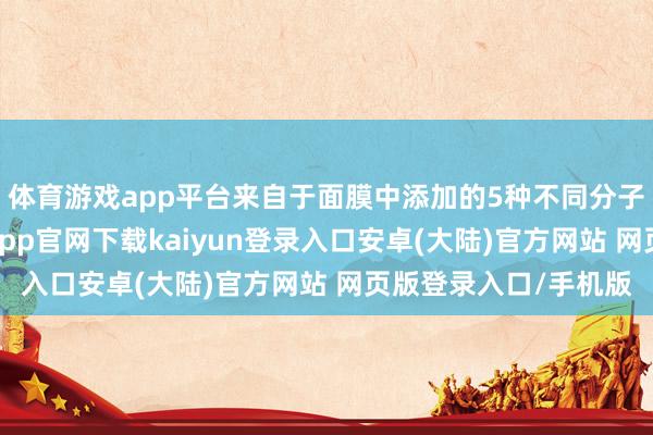 体育游戏app平台来自于面膜中添加的5种不同分子量的透明质酸-开云app官网下载kaiyun登录入口安卓(大陆)官方网站 网页版登录入口/手机版
